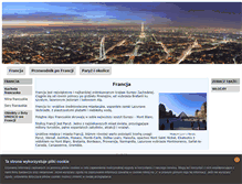 Tablet Screenshot of francja.evoyage.pl